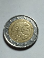 2 Euro Belgio  1999- 2009 Emu Con Errore  Conio (2000 Anziché 2009) Bordo Liscio