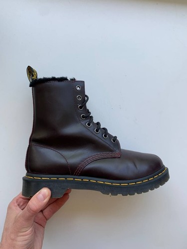 Martens stivali caldi pelle - dr,