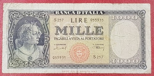 Banconota 1000 lire medusa - 1000,