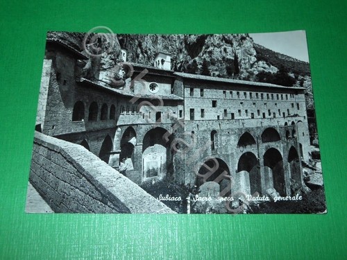 Cartolina subiaco sacro - subiaco,