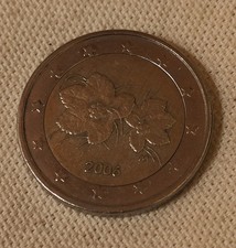 Moneta 2 Euro - Finlandia del 2006,  in circolazione