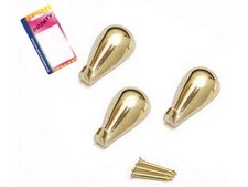 GANCI PER QUADRI A GOCCIA ORO