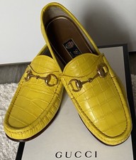 Mocassino Gucci uomo Horsebit taglia 40 (6) colore giallo