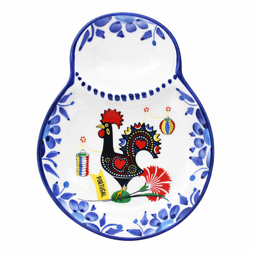 Piatto porta olive ceramica - piatto, in