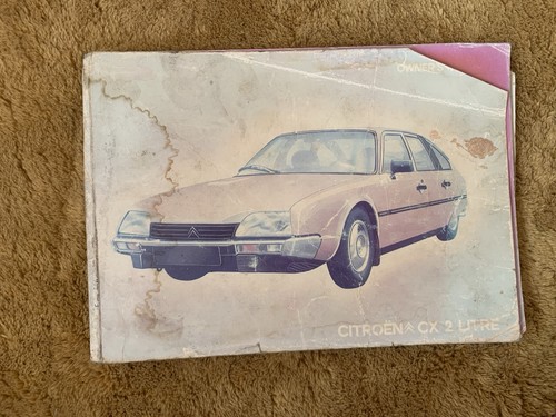 Manuale uso citroen - manuale, cx
