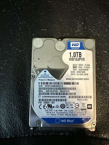 Western digital blue 1000 - western, gb