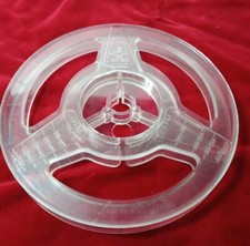 VINTAGE CINE REEL BOBINA  PROIETTORE GIOCATTOLO BRAL CINEBRAL PLASTICA 13 Cm