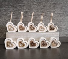 Mini Profumatore Cuore bomboniera Matrimonio Compleanno Comunione Cresima 