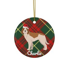 Grand Basset Grifone Vendeen Ornamento GBGV Regalo Personalizzato Mamma Papà Natale