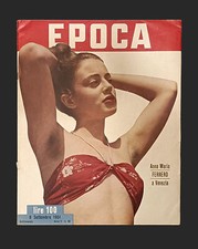 Epoca Anno II N. 48. 6 settembre 1951 Anna Maria Ferrero. Fotografia Cinema. 