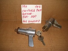 CHIUSURA COFANO POSTERIORE CON CHIAVE FIAT  1100 103-alluminio-uno -leggi tutto