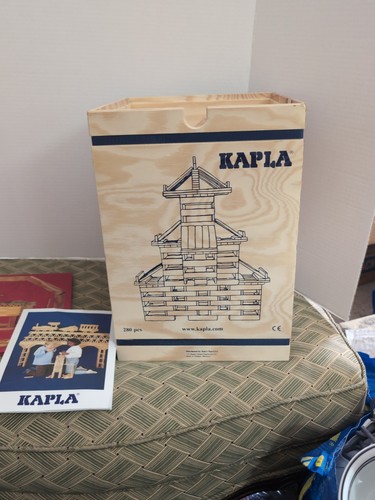 Kapla wooden construction - construction, set
