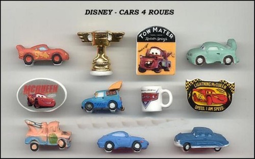 Cars disney set figure - cars, 11