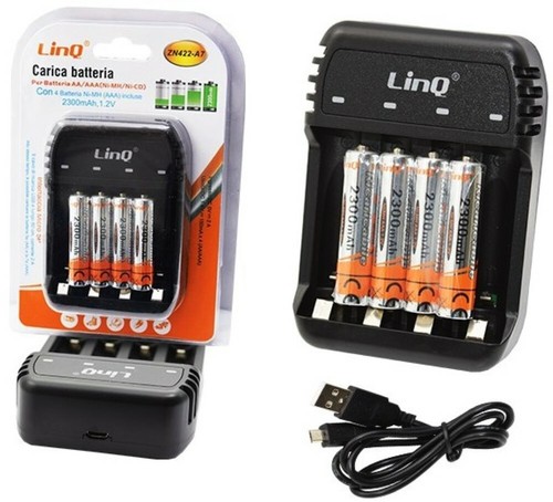 Carica batterie aaa stilo - aa/aaa,