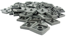 Lego 100 piastrelle grigio