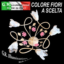 PLAFONIERA IN FERRO BATTUTO 5