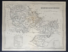 Antica mappa della contea del