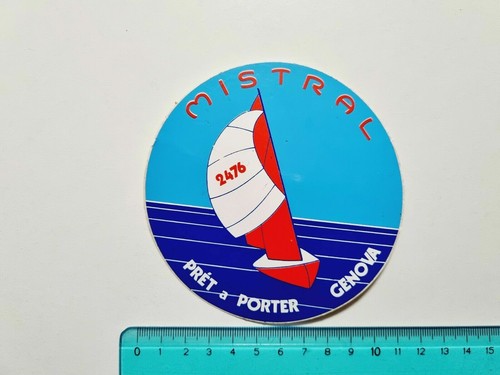 Adesivo mistral genova - adesivo, vela