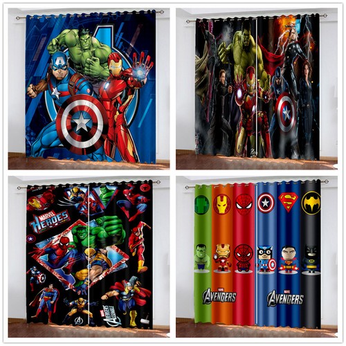 Boys marvel superhero curtains - boys,