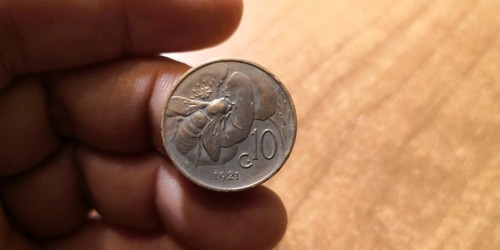 Centesimi 1921 ape - 10,