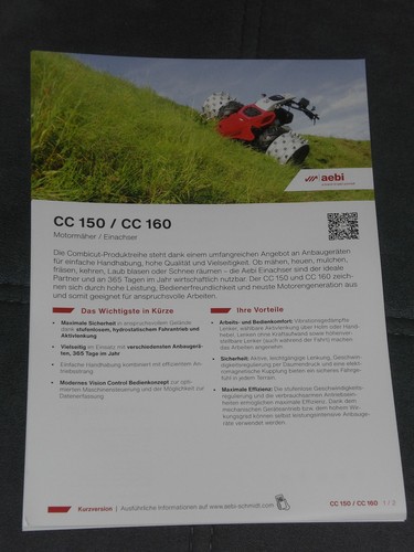 Motofalciatrice aebi 150 - cc, /