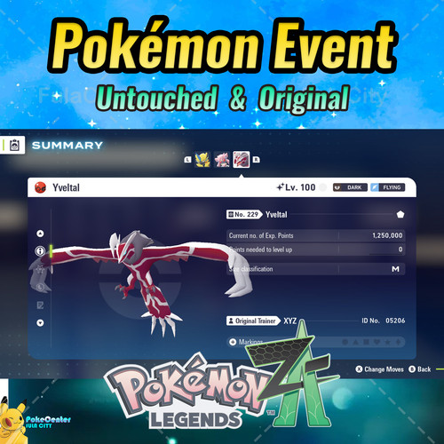 Shiny yveltal evento - ✨, ⚫evento