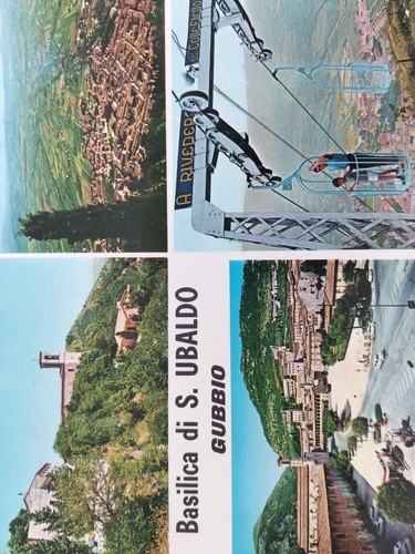 Cartolina vintage gubbio - cartolina,
