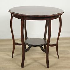 Tavolino tavolo antico da salotto per tè soggiorno in legno inglese chippendale