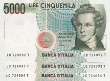 A3 - Repubblica - 5000 Lire
