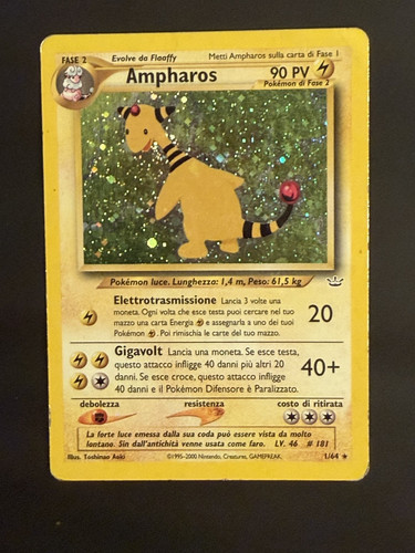 Pokémon tcg ampharos 1 64 - –, 1/64