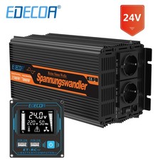 EDECOA Inverter 24V 220V Onda