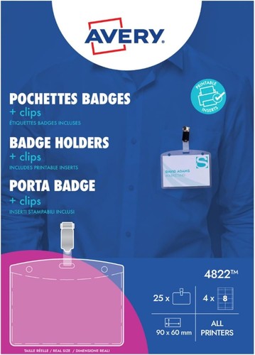 Pezzi porta badge - pezzi, clip