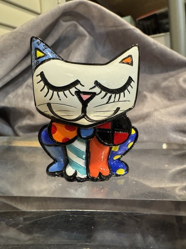 Romero britto mini cat sugar - britto,