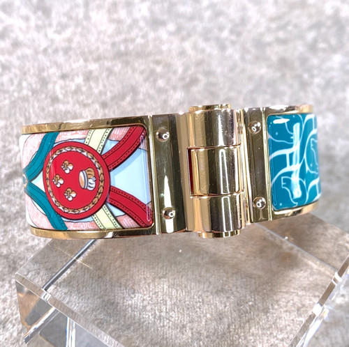 Bracciale hermes smalto largo - bracciale,
