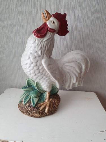 Grande gallo ceramica - gallo, in