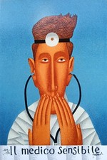 Franco Fortunato - Serigrafia originale numerata e firmata