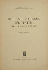 Studi sul problema del fatto nel processo penale