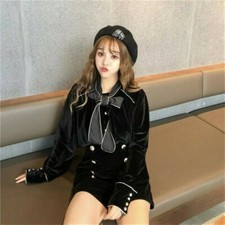 Donna Velluto Camicie Vintage