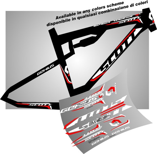 Scott genius adesivi - adesivi, stickers