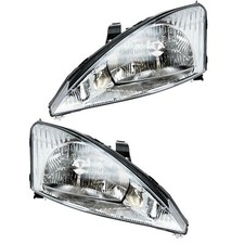 2x Coppia Fari Fanali Anteriori per Ford Focus 1998-2001