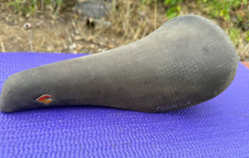 Sella Cinelli Volare SLX scamosciata nera vintage made in Italy anni 80 traforata SBIADITA