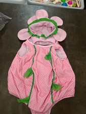 Vestito Carnevale Fiore Rosa