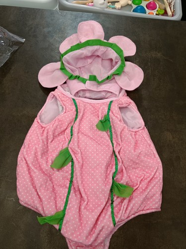 Vestito carnevale fiore rosa - vestito,