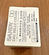 MANCOLISTA FIGURINE PANINI SANDY DAI MILLE COLORI NUOVE A SCELTA 1986