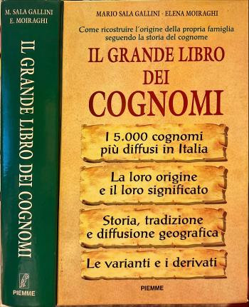 Grande libro dei cognomi di - libro,