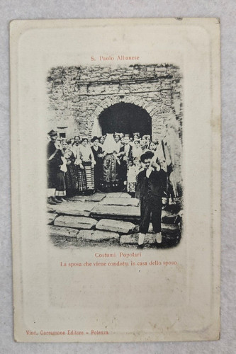 Cartolina potenza san paolo - potenza,