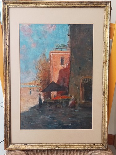 Pittura napoletana scena - napoletana,