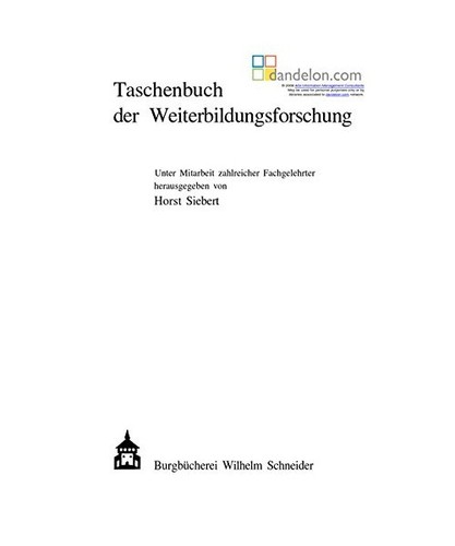 Taschenbuch der