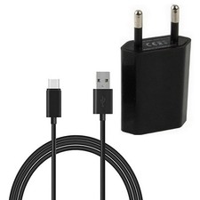 Caricabatterie Caricatore Casa Cavo Usb-c 5w Black Per Lg Nexus 5x Q Stylus Q7+
