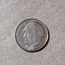 MONETA 20 LIRE MUSSOLINI varietà rara leggi non può mancare in una collezione